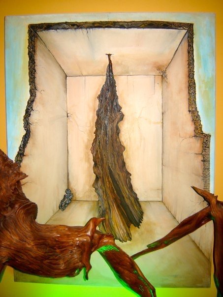 Wood sculpture by David A. Lyons